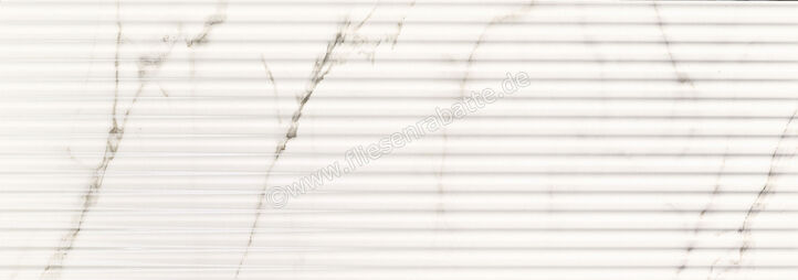 Love Tiles Precious Calacatta 35x100 cm Dekor Flow Glänzend Strukturiert Naturale B635.0081.001 | 48329