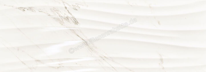 Love Tiles Precious Calacatta 35x100 cm Dekor Shape Glänzend Strukturiert Naturale B635.0083.001 | 48356