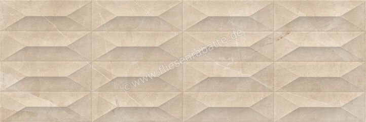Ragno Imperiale Avorio 30x90 cm Wandfliese Gemma 3D Glänzend Strukturiert Glossy R759 | 483971