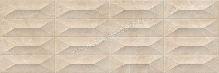 Ragno Imperiale Avorio 30x90 cm Wandfliese Gemma 3D Glänzend Strukturiert Glossy R759 | 483977