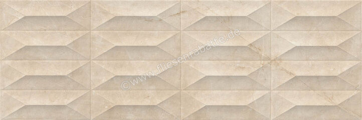 Ragno Imperiale Avorio 30x90 cm Wandfliese Gemma 3D Glänzend Strukturiert Glossy R759 | 483980