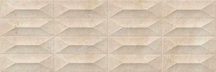 Ragno Imperiale Avorio 30x90 cm Wandfliese Gemma 3D Glänzend Strukturiert Glossy R759 | 483983