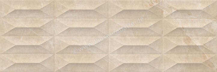 Ragno Imperiale Avorio 30x90 cm Wandfliese Gemma 3D Glänzend Strukturiert Glossy R759 | 483989
