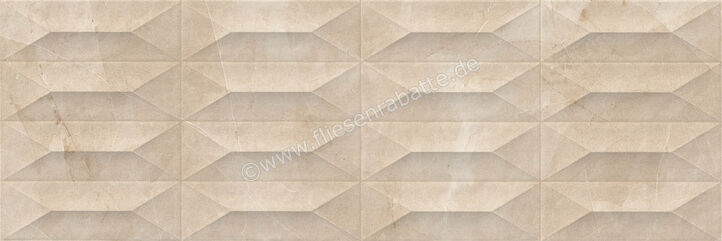 Ragno Imperiale Avorio 30x90 cm Wandfliese Gemma 3D Glänzend Strukturiert Glossy R759 | 483992