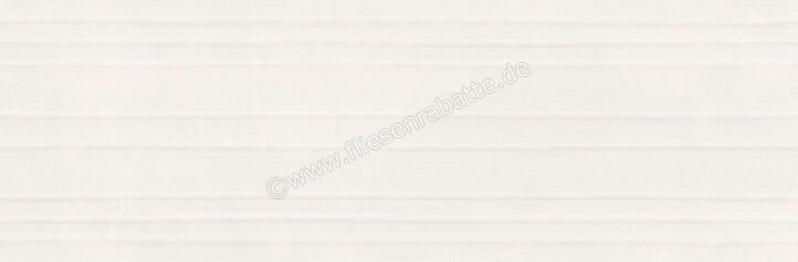 Ragno Now Bianco 25x76 cm Wandfliese Struttura 3D Rigo Matt Strukturiert Semimatt R9MY | 486782