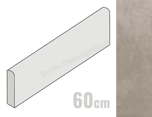  Ragno Boom Calce 7x60 cm Sockel Matt Eben Naturale R54M | 486998