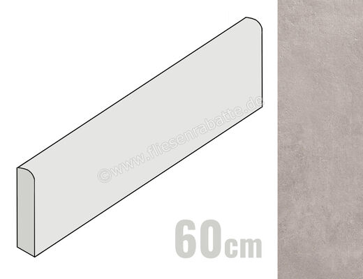  Ragno Boom Acciaio 7x60 cm Sockel Matt Eben Naturale R54N | 487001