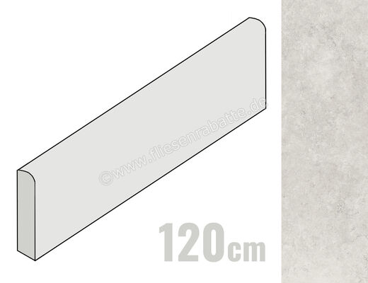  Monocibec Mythology Simbios White 7.1x120 cm Sockel Matt Eben Naturale 141835 | 489791