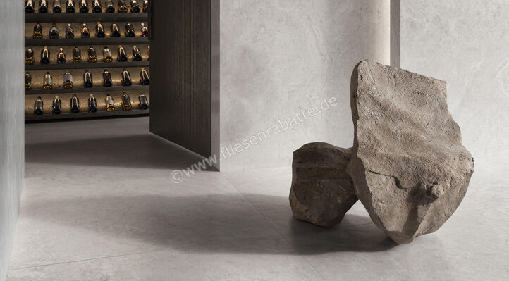 Monocibec Mythology Regia Silver 60x120 cm Bodenfliese / Wandfliese Matt Eben Naturale 141129 | 490109