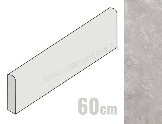  Ceramiche Caesar Wide Fog 7.2x60 cm Sockel Matt Eben Naturale ACNU CAE | 490778