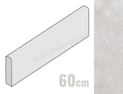  Ceramiche Caesar Wide Vapour 7.2x60 cm Sockel Matt Eben Naturale ACNV CAE | 490781