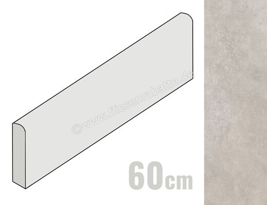  Ceramiche Caesar I.Mat Rule 7.2x60 cm Sockel Matt Strukturiert Naturale AF9W CAE | 491624