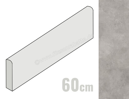  Ceramiche Caesar I.Mat Square 7.2x60 cm Sockel Matt Strukturiert Naturale AF9X CAE | 491627