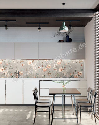  Ragno Papers Bloom 60x180 cm Wandfliese Decoro Bloom Touch Matt Eben Naturale RA9E | 494348