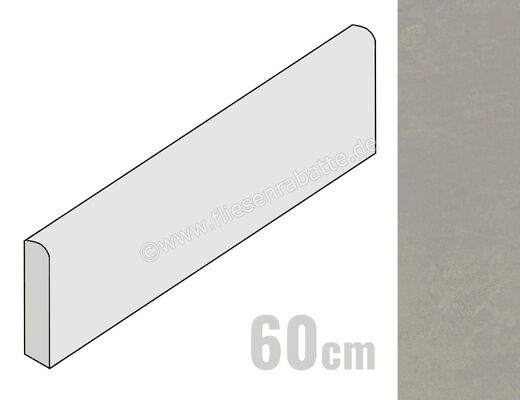 Ragno Re_Solution Linen 7x60 cm Sockel Matt Eben Naturale R6UA | 495104