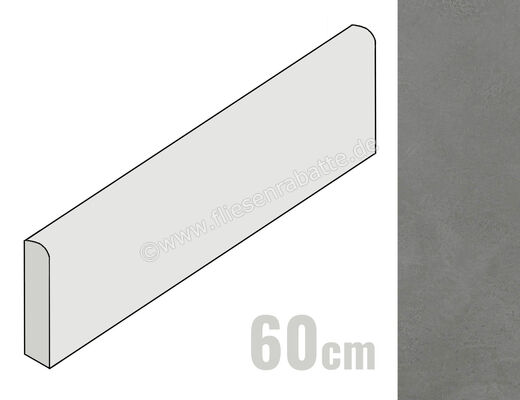Ragno Re_Solution Pencil 7x60 cm Sockel Matt Eben Naturale R6UF | 495110