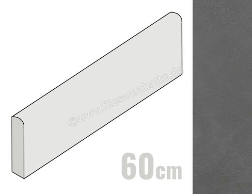  Ragno Re_Solution Smoke 7x60 cm Sockel Matt Eben Naturale R6UH | 495113