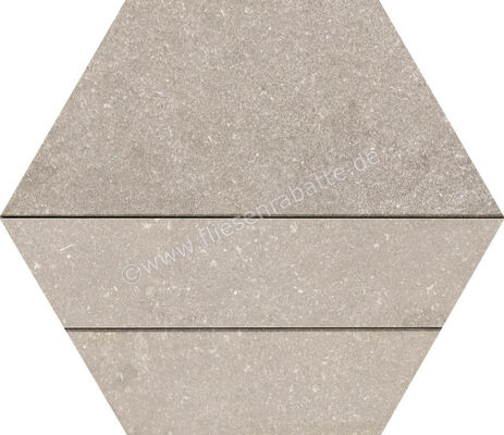 Ragno Realstone_Lunar White 29x33.5 cm Mosaik 3D Matt Eben Naturale R7XK | 495269