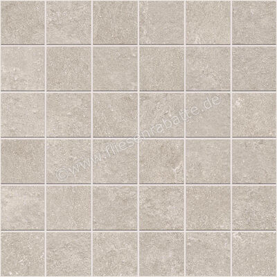  Ragno Realstone_Lunar White 30x30 cm Mosaik 5x5 Matt Eben Naturale R7NG | 495284