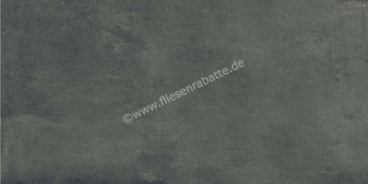 Agrob Buchtal Factory Asphalt 60x120 cm Bodenfliese / Wandfliese Matt Strukturiert Hytect 435919H | 497528