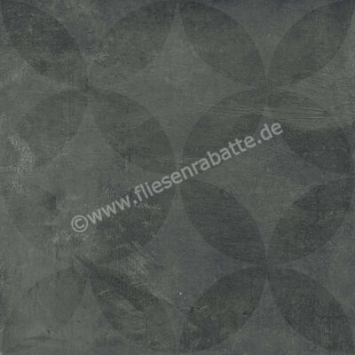 Agrob Buchtal Factory Asphalt 60x60 cm Bodenfliese / Wandfliese Matt Strukturiert Hytect 435924H | 497624