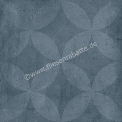  Agrob Buchtal Factory Blue Steel 60x60 cm Bodenfliese / Wandfliese Matt Strukturiert Hytect 435925H | 497636