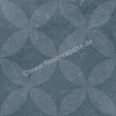  Agrob Buchtal Factory Blue Steel 60x60 cm Bodenfliese / Wandfliese Matt Strukturiert Hytect 435925H | 497648
