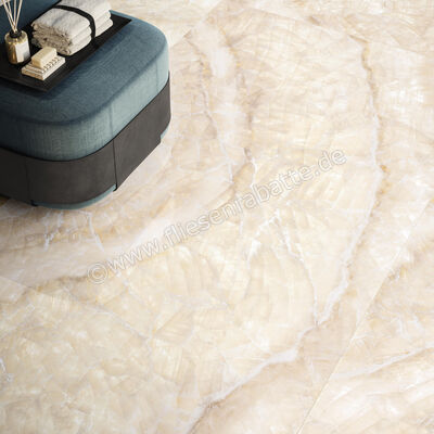  Emilceramica Tele Di Marmo Lumia Ivory Gioiello 120x120 cm Bodenfliese / Wandfliese Glänzend Eben Full Lappato EN85 | 500930