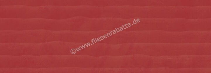 Love Tiles Splash Red 35x100 cm Dekor Waterfall Matt Strukturiert B635.0116.024 | 50207