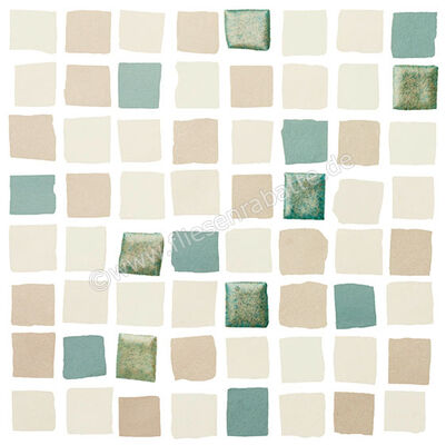 Love Tiles Splash Green 20x20 cm Mosaik Responsive Matt Eben 663.0108.0071 | 50252