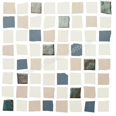 Love Tiles Splash Blue 20x20 cm Mosaik Responsive Matt Eben 663.0108.0081 | 50255