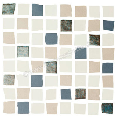 Love Tiles Splash Blue 20x20 cm Mosaik Reactive Matt Eben B663.0107.008 | 50264