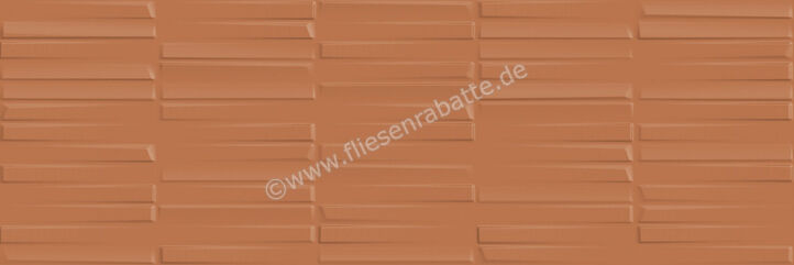 Love Tiles Splash Orange 20x60 cm Dekor Freefall Matt Strukturiert B677.0021.044 | 50285