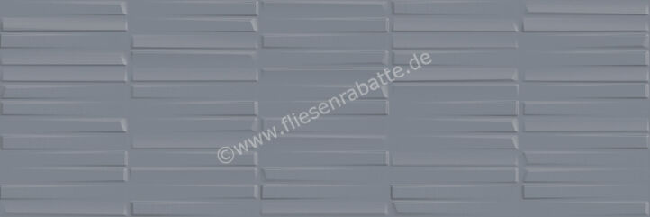 Love Tiles Splash Blue 20x60 cm Dekor Freefall Matt Strukturiert B677.0021.008 | 50291