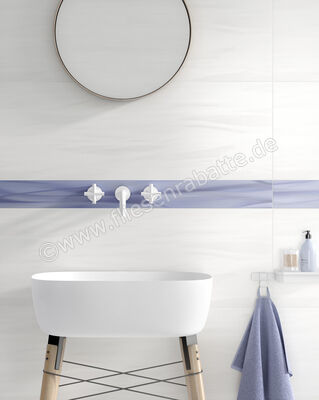  Steuler Design Sealine Weiss 35x100 cm Wandfliese 6 mm Matt Eben Natural Y15015001 | 502972
