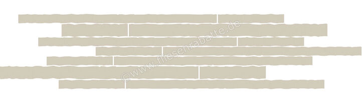 Love Tiles Splash Grey 10x35 cm Dekor Bricks Matt Strukturiert B663.0106.003 | 50306