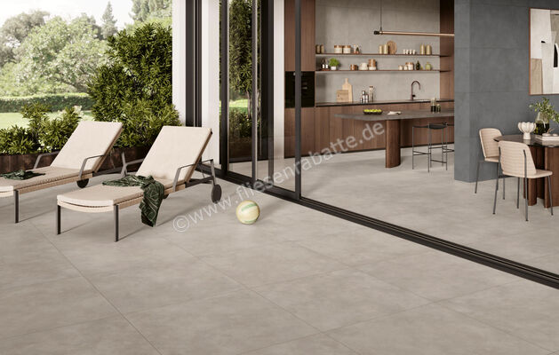 Steuler Design Habitat Outdoor Stone 90x90x2 cm Terrassenplatte Matt Eben Natural Y81015001 | 503197