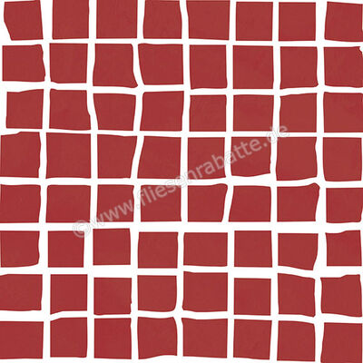 Love Tiles Splash Red 20x20 cm Mosaik Even Matt Eben 663.0110.0241 | 50330
