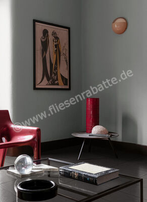  Marazzi Terramater Carbone 18.6x37.5 cm Bodenfliese / Wandfliese Glänzend Strukturiert Lux MPS2 | 503302