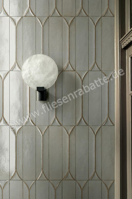  Marazzi Terramater Dune 9.1x37.5 cm Bodenfliese / Wandfliese Glänzend Strukturiert Lux MPLJ | 503362