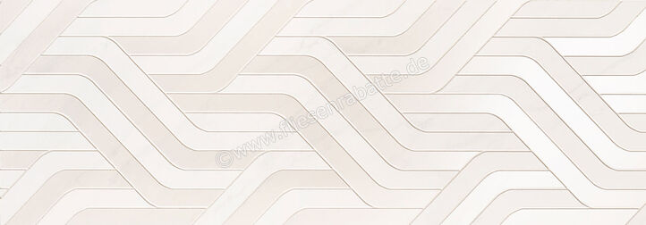 Love Tiles Marble White 45x119 cm Dekor Twist Glänzend Eben Shine B664.0139.001 | 50384