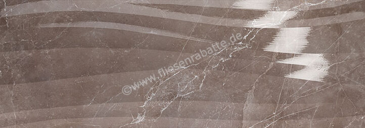 Love Tiles Marble Tortora 35x100 cm Dekor Shape Glänzend Strukturiert Shine B635.0106.037 | 50453