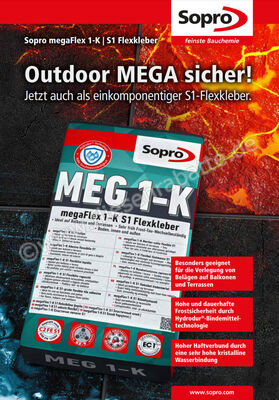  Sopro Bauchemie MEG 1-K S1 Flexkleber 20 kg Sack 7767220 | 504595