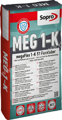 Sopro Bauchemie MEG 1-K S1 Flexkleber 20 kg Sack 7767220 | 504604