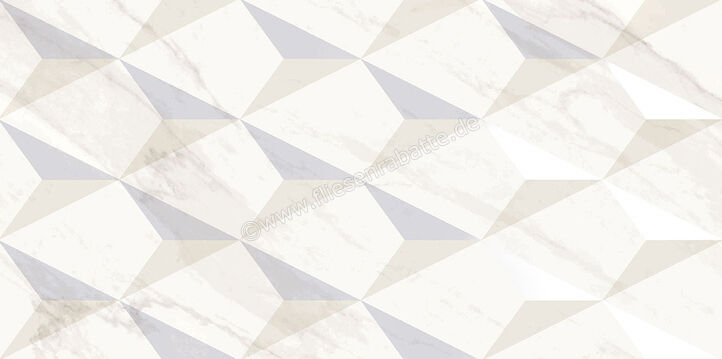 Love Tiles Marble White 35x70 cm Dekor Bliss Glänzend Eben Shine B664.0138.001 | 50495