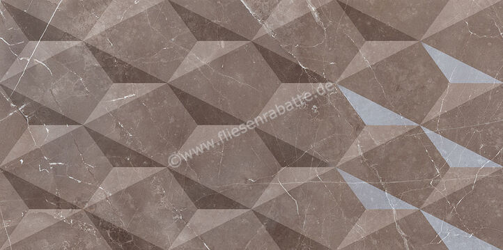 Love Tiles Marble Tortora 35x70 cm Dekor Bliss Glänzend Eben Shine B664.0138.037 | 50528