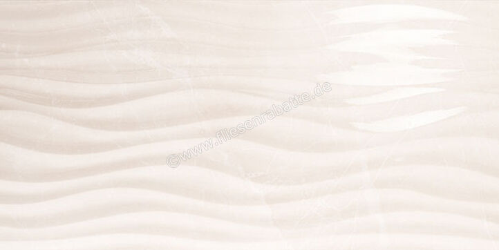 Love Tiles Marble Cream 35x70 cm Dekor Curl Glänzend Strukturiert Naturale B629.0140.031 | 50576