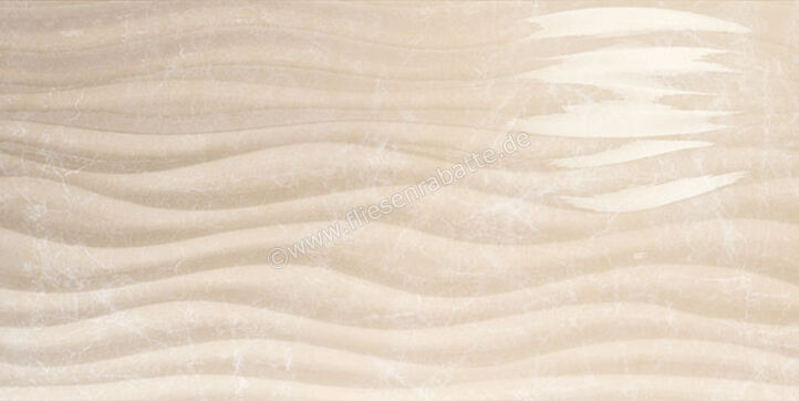 Love Tiles Marble Beige 35x70 cm Dekor Curl Glänzend Strukturiert Naturale B629.0140.002 | 50579