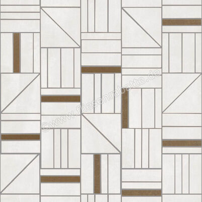  Ragno Resina Bianco 40x43 cm Mosaik Forme Matt Eben Naturale R7LN | 505942