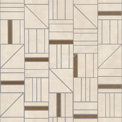  Ragno Resina Avorio 40x43 cm Mosaik Forme Matt Eben Naturale R7LM | 505945